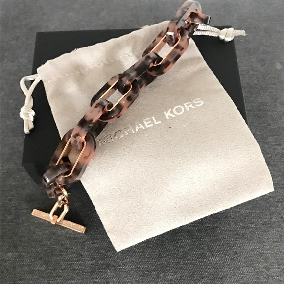 ‼️SOLD‼️Authentic MK tortoise rosegold bracelet - Picture 3 of 7